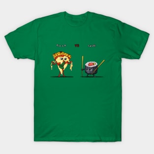 Arabella-Pizza VS Sushi T-Shirt